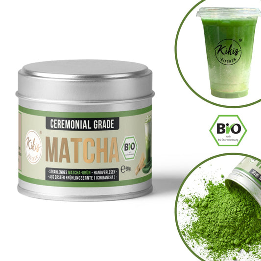 Kikis Ceremonial Grade Matchapulver BIO - 30g -  von Kikis Kitchen - Nur €17.90! Bestelle jetzt Kikis Kitchen