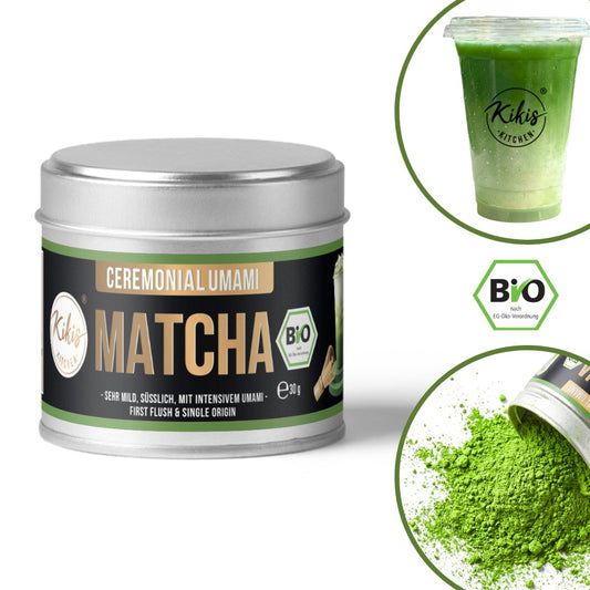 Kikis Ceremonial Umami Matchapulver BIO - 30g -  von Kikis Kitchen - Nur €26.90! Bestelle jetzt Kikis Kitchen