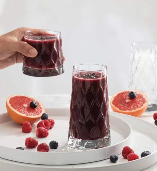 Trinkgläser Leafy lang 4er 345ml -  von Tanay - Nur €12.90! Bestelle jetzt Kikis Kitchen