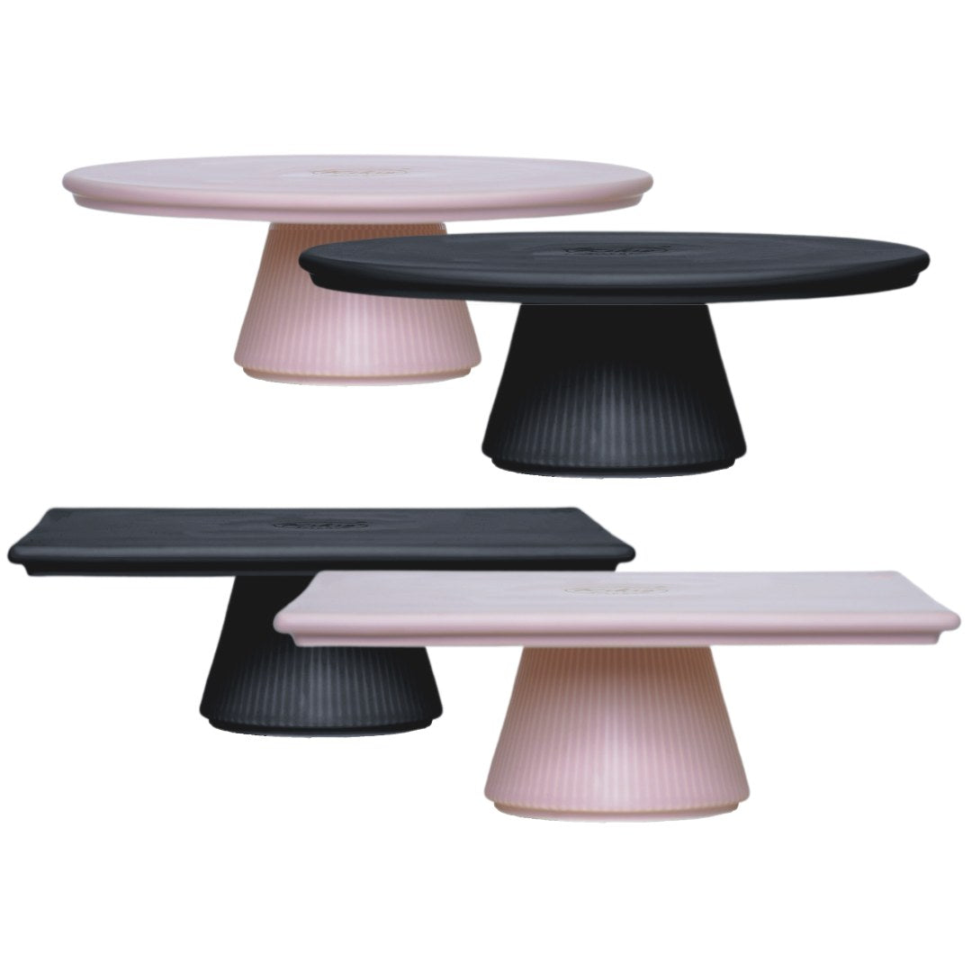 NEU: Kikis Tortenplatte - Rosa Quadratisch -  von Kikis Kitchen - Nur €27.90! Bestelle jetzt Kikis Kitchen