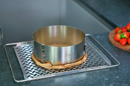 Kikis Edelstahl-Backblech gelocht - verstellbar -  von Kikis Kitchen - Nur €69.90! Bestelle jetzt Kikis Kitchen