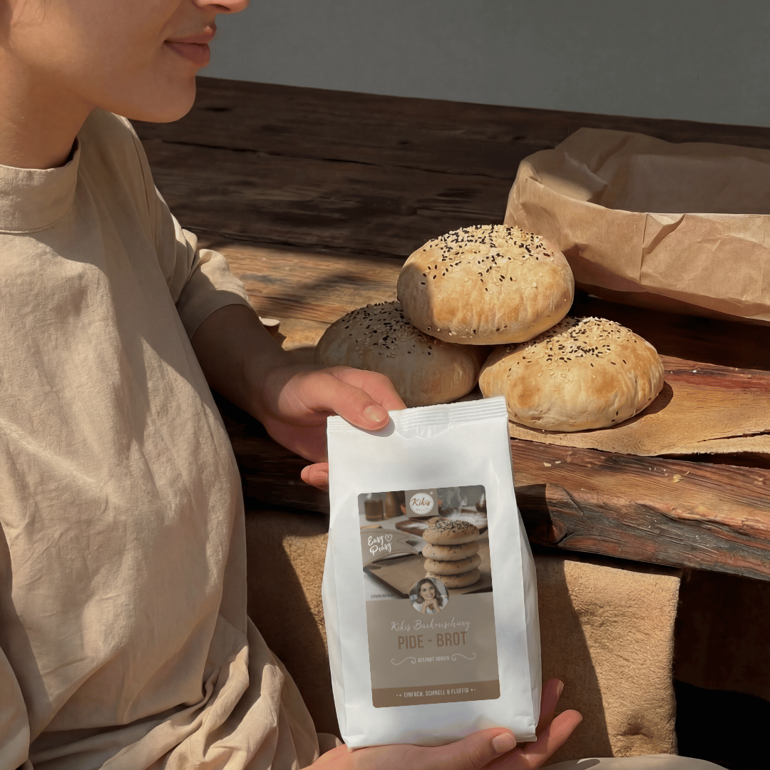 NEU: Kikis Backmischung PIDE - BROT -  von Kikis Kitchen - Nur €5.90! Bestelle jetzt Kikis Kitchen