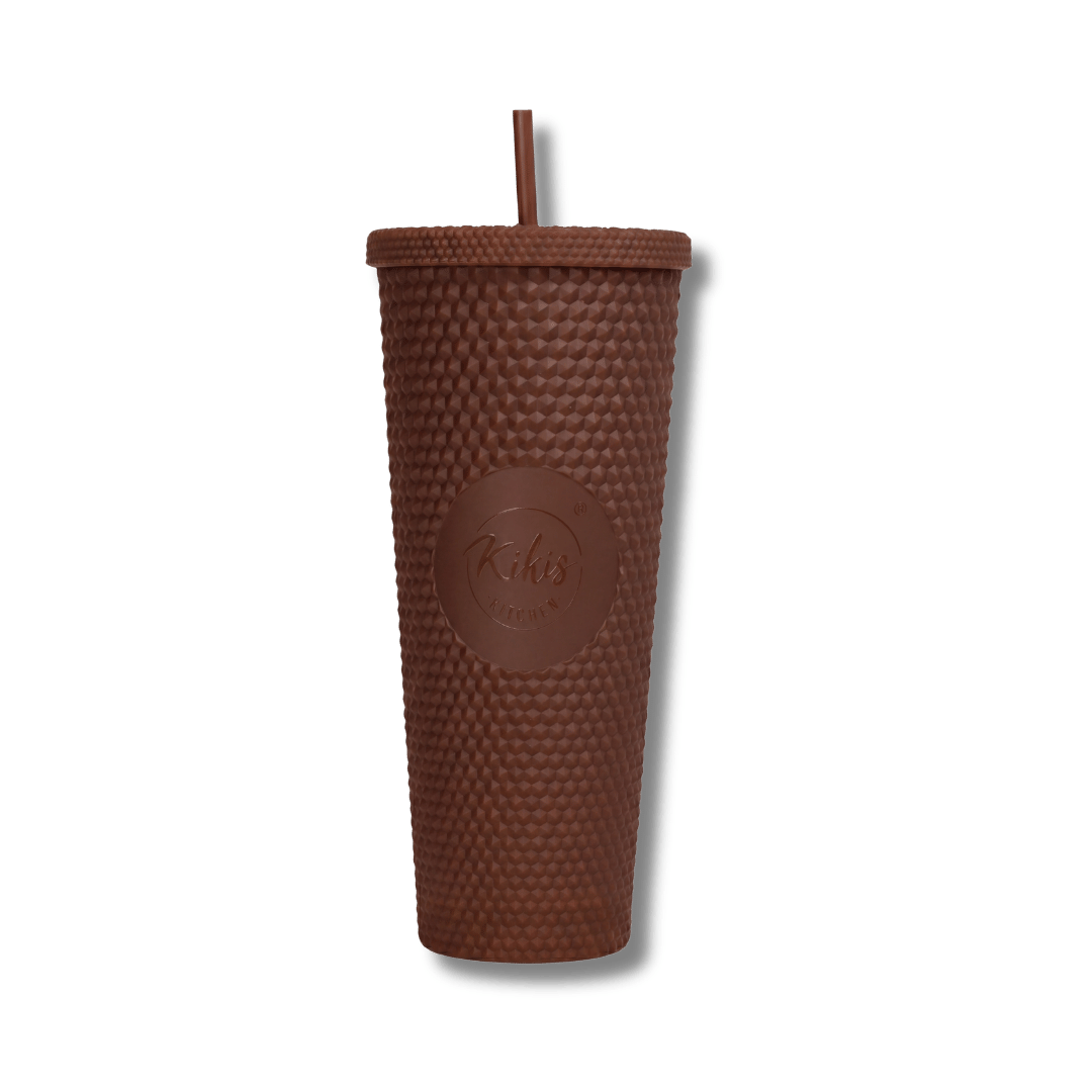 Neu: Kikis Coffee To Go Becher - Tumbler Cold Cup Bling - Braun -  von Kikis Kitchen - Nur €14.90! Bestelle jetzt Kikis Kitchen