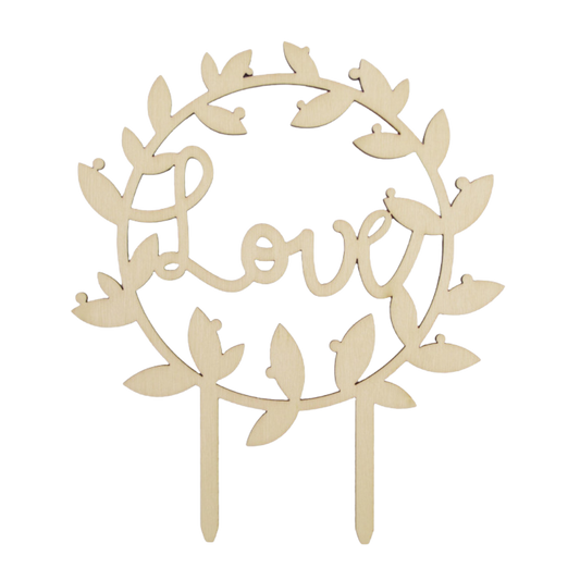 Kikis Cake Topper - Love -  von Kikis Kitchen - Nur €5.90! Bestelle jetzt Kikis Kitchen