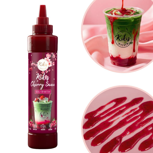 Kikis Cherrysauce - Ideal für Matcha und Desserts -  von Kikis Kitchen - Nur €9.90! Bestelle jetzt Kikis Kitchen