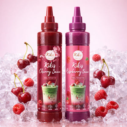 Kikis Raspberrysauce - Ideal für Matcha und Desserts -  von Kikis Kitchen - Nur €9.90! Bestelle jetzt Kikis Kitchen