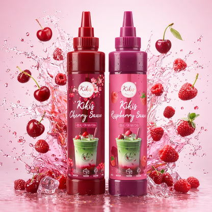 Kikis Raspberrysauce - Ideal für Matcha und Desserts -  von Kikis Kitchen - Nur €9.90! Bestelle jetzt Kikis Kitchen