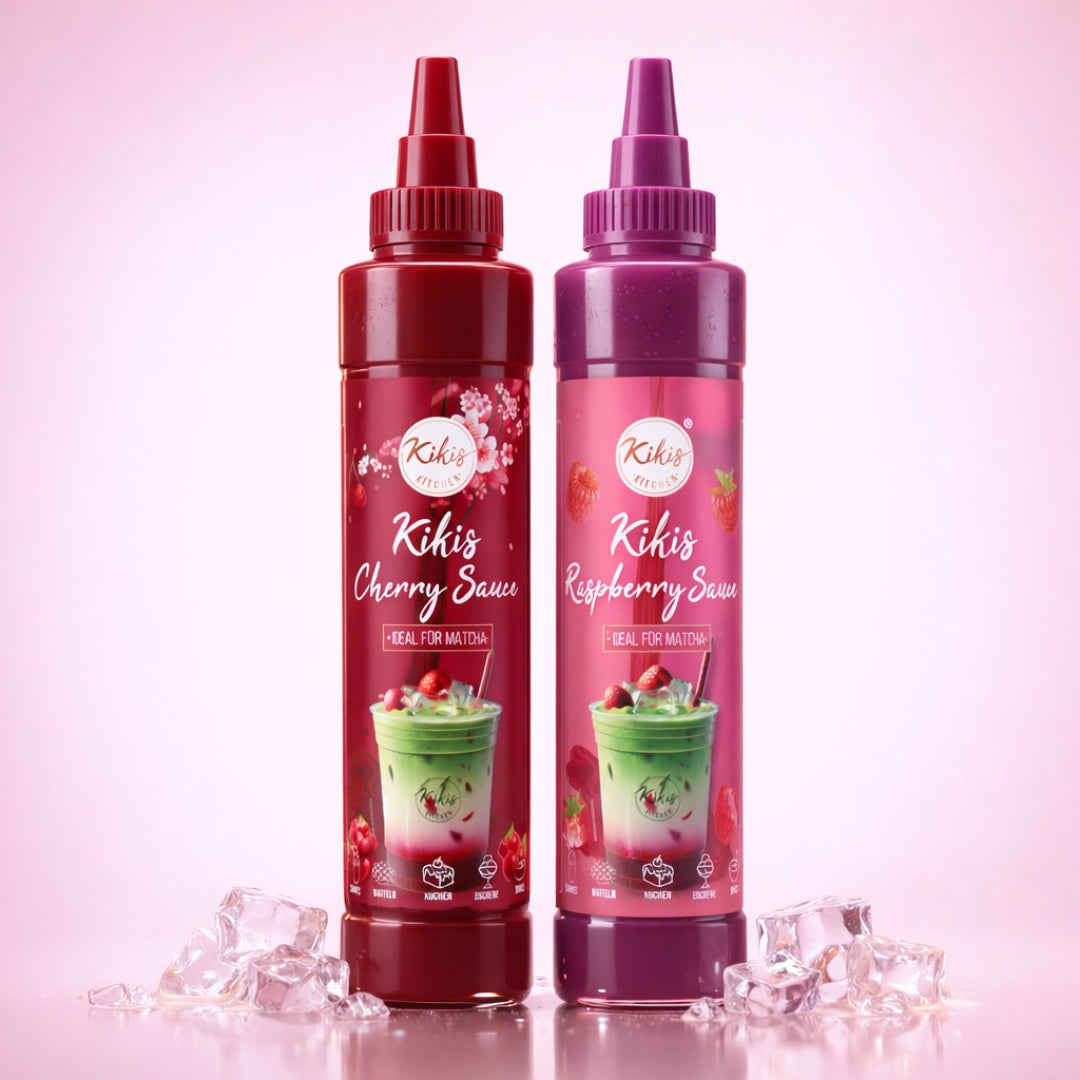 Kikis Raspberrysauce - Ideal für Matcha und Desserts -  von Kikis Kitchen - Nur €9.90! Bestelle jetzt Kikis Kitchen