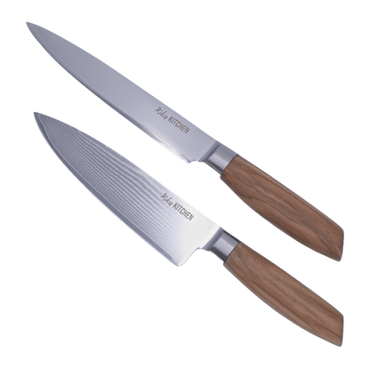 NEU: Kikis Damastmesser - Santokumesser -  von Kikis Kitchen - Nur €49.90! Bestelle jetzt Kikis Kitchen