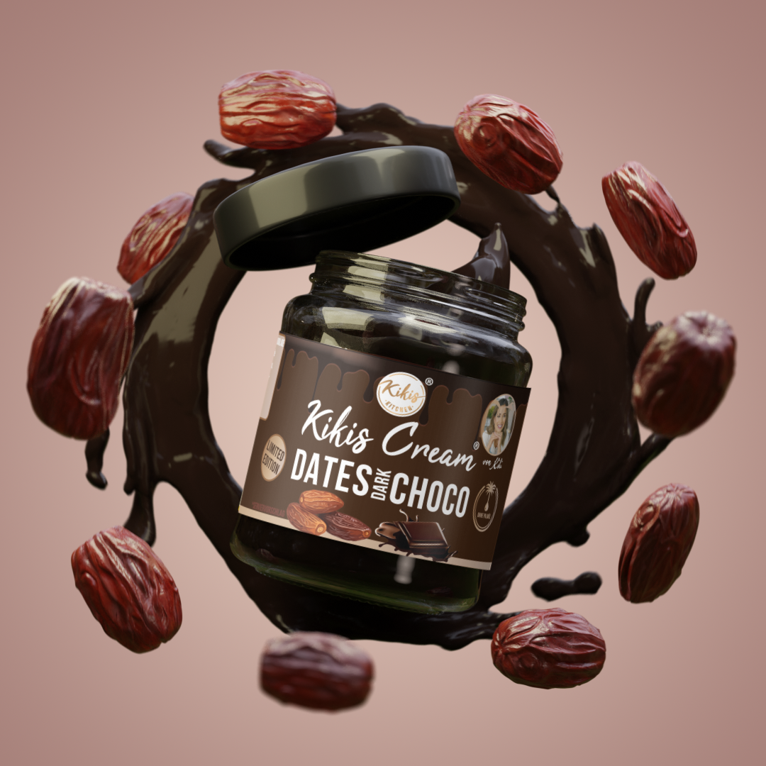 Kikis Cream - DATTEL DARK CHOCO - Dattelschokocreme -  von Kikis Kitchen - Nur €5.99! Bestelle jetzt Kikis Kitchen