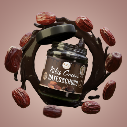 Kikis Cream - DATTEL DARK CHOCO - Dattelschokocreme -  von Kikis Kitchen - Nur €5.99! Bestelle jetzt Kikis Kitchen