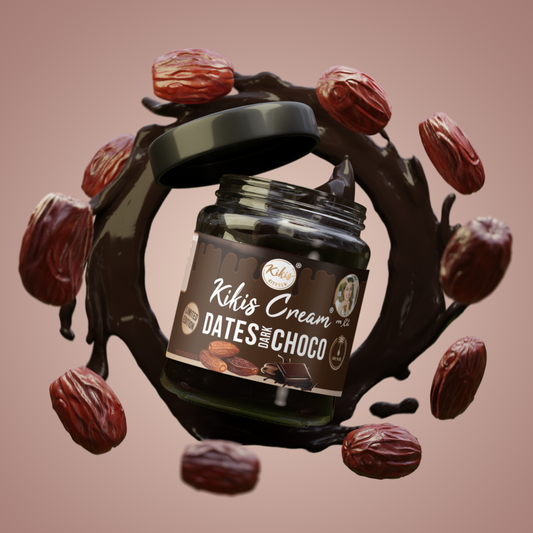 Kikis Cream - DATTEL DARK CHOCO - Dattelschokocreme -  von Kikis Kitchen - Nur €5.99! Bestelle jetzt Kikis Kitchen