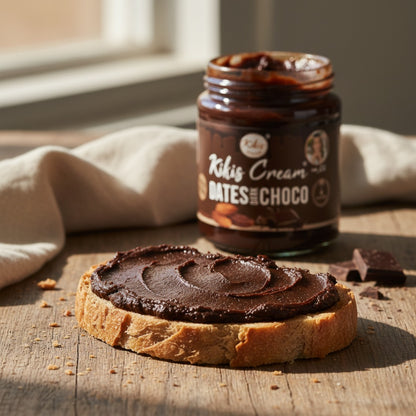 Kikis Cream - DATTEL DARK CHOCO - Dattelschokocreme -  von Kikis Kitchen - Nur €4.99! Bestelle jetzt Kikis Kitchen