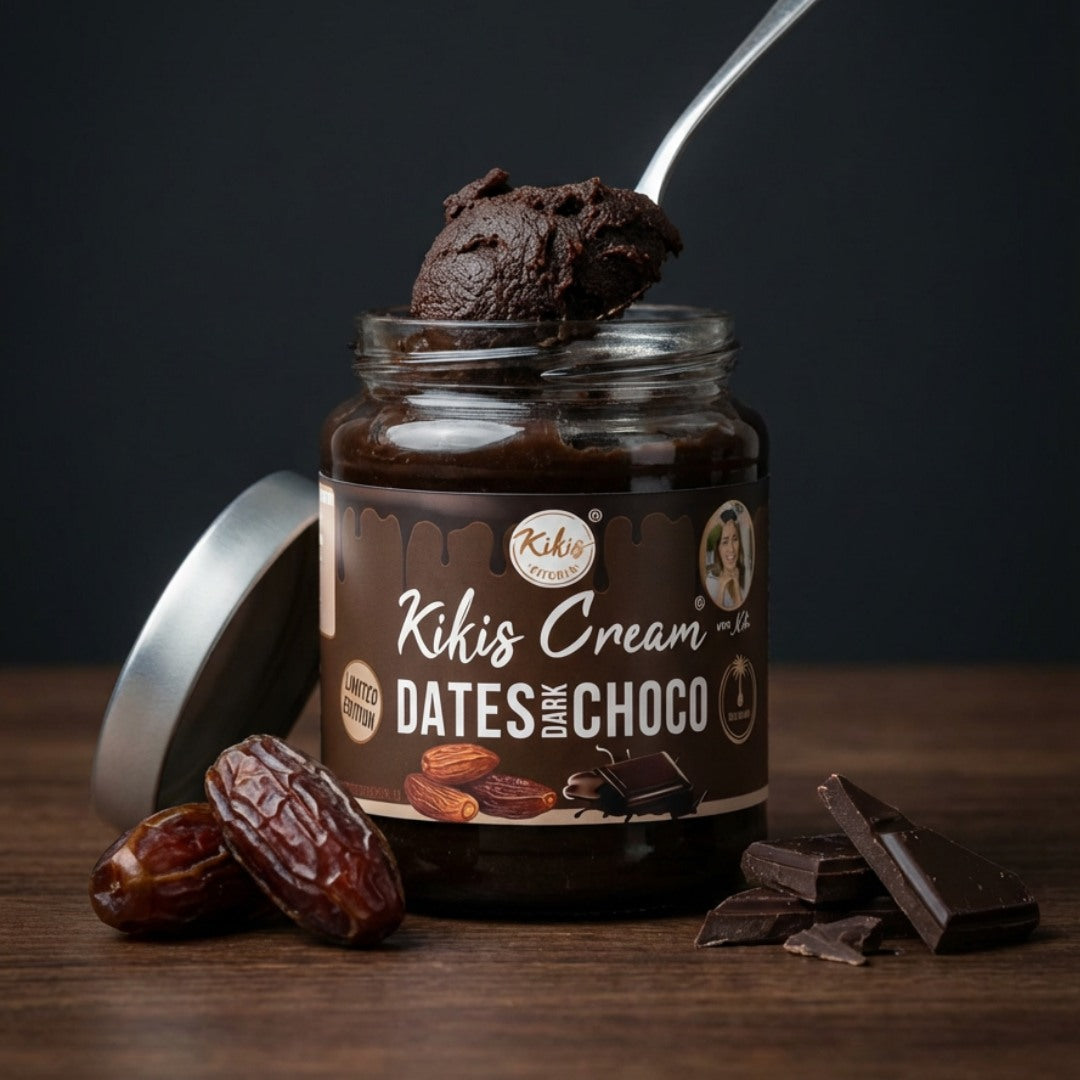 Kikis Cream - DATTEL DARK CHOCO - Dattelschokocreme -  von Kikis Kitchen - Nur €4.99! Bestelle jetzt Kikis Kitchen