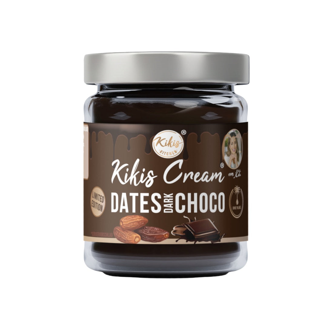 Kikis Cream - DATTEL DARK CHOCO - Dattelschokocreme -  von Kikis Kitchen - Nur €4.99! Bestelle jetzt Kikis Kitchen