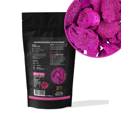 Kikis Fruchtchips - Drachenfrucht gefriergetrocknet 100g -  von Kikis Kitchen - Nur €9.90! Bestelle jetzt Kikis Kitchen
