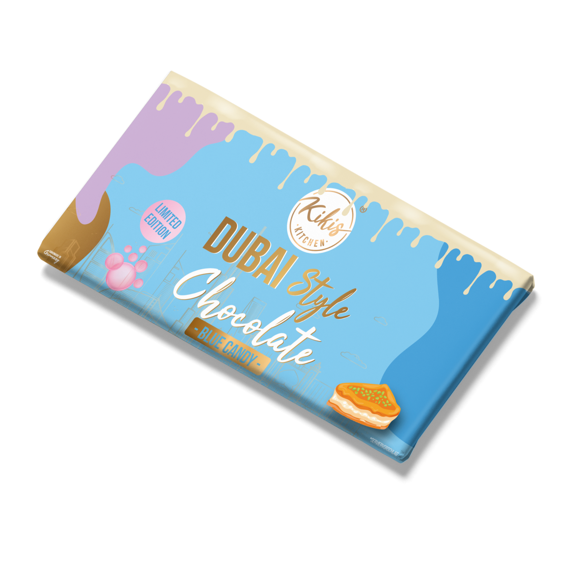 Kikis Dubai Style Chocolate - Blue Candy (Dubai Schokolade) 🍫 -  von Kikis Kitchen - Nur €12.90! Bestelle jetzt Kikis Kitchen