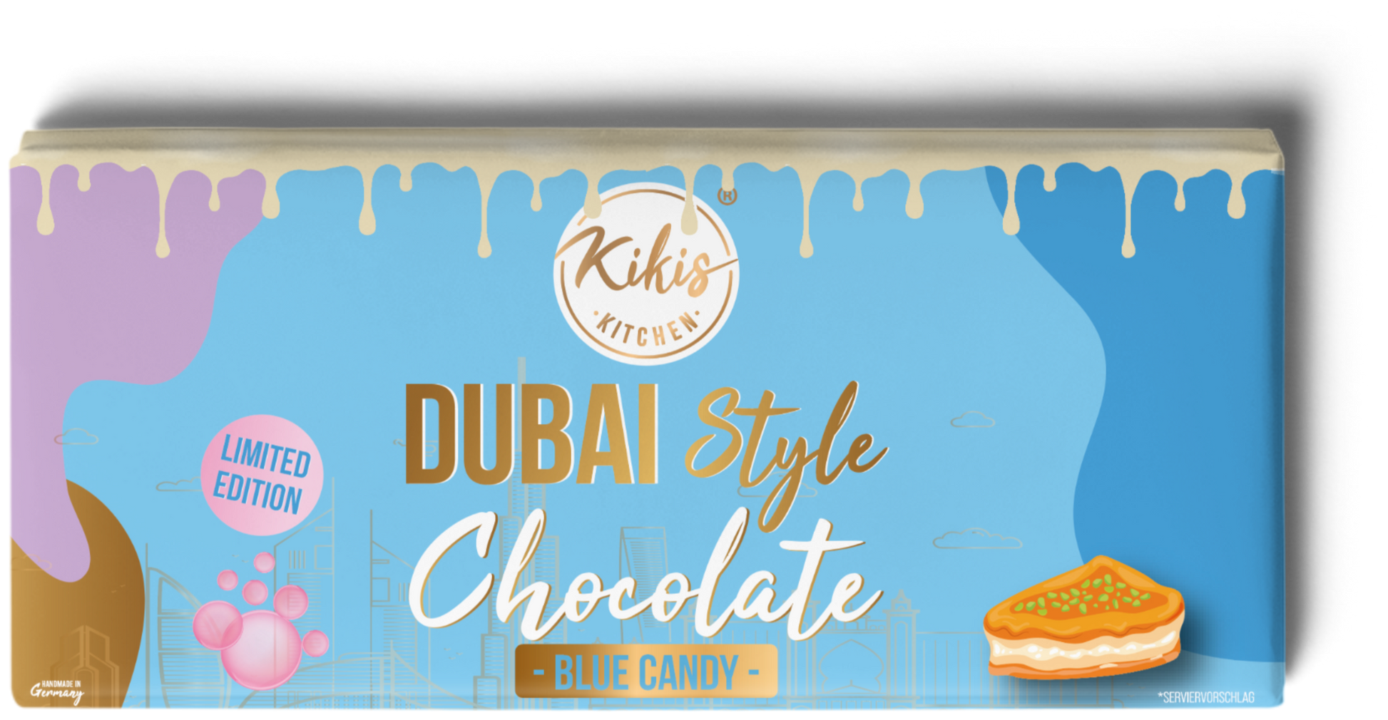 Kikis Dubai Style Chocolate - Blue Candy (Dubai Schokolade) 🍫 -  von Kikis Kitchen - Nur €12.90! Bestelle jetzt Kikis Kitchen