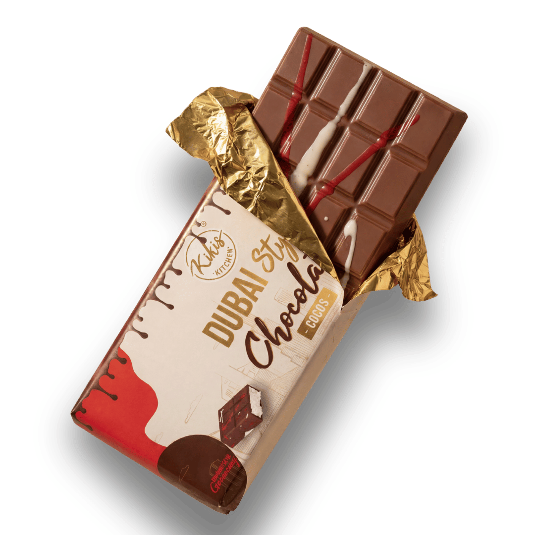 Kikis Dubai Style Chocolate - Cocos 🍫🥥 -  von Kikis Kitchen - Nur €12.90! Bestelle jetzt Kikis Kitchen