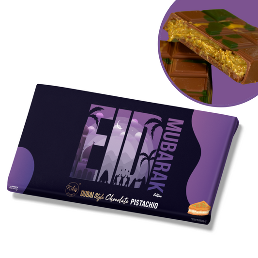 Kikis Dubai Chocolate - EID EDITION 🌙 - PISTACHIO (Dubai Schokolade) 🍫 -  von Kikis Kitchen - Nur €12.90! Bestelle jetzt Kikis Kitchen