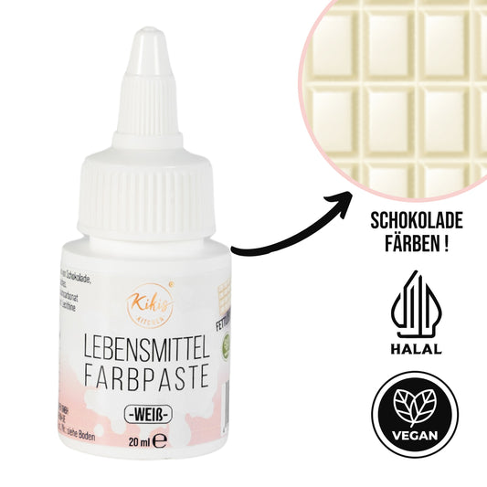 NEU: Kikis Lebensmittel Farbpaste - WEIß