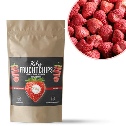Kikis Fruchtchips - Erdbeere gefriergetrocknet 20g -  von Kikis Kitchen - Nur €3.90! Bestelle jetzt Kikis Kitchen