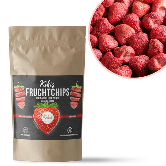 Kikis Fruchtchips - Erdbeere gefriergetrocknet 20g -  von Kikis Kitchen - Nur €3.90! Bestelle jetzt Kikis Kitchen