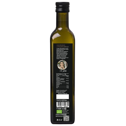 Kikis Schwarzkümmelöl 500ml GEFILTERT - BIO -  von Kikis Kitchen - Nur €24.90! Bestelle jetzt Kikis Kitchen