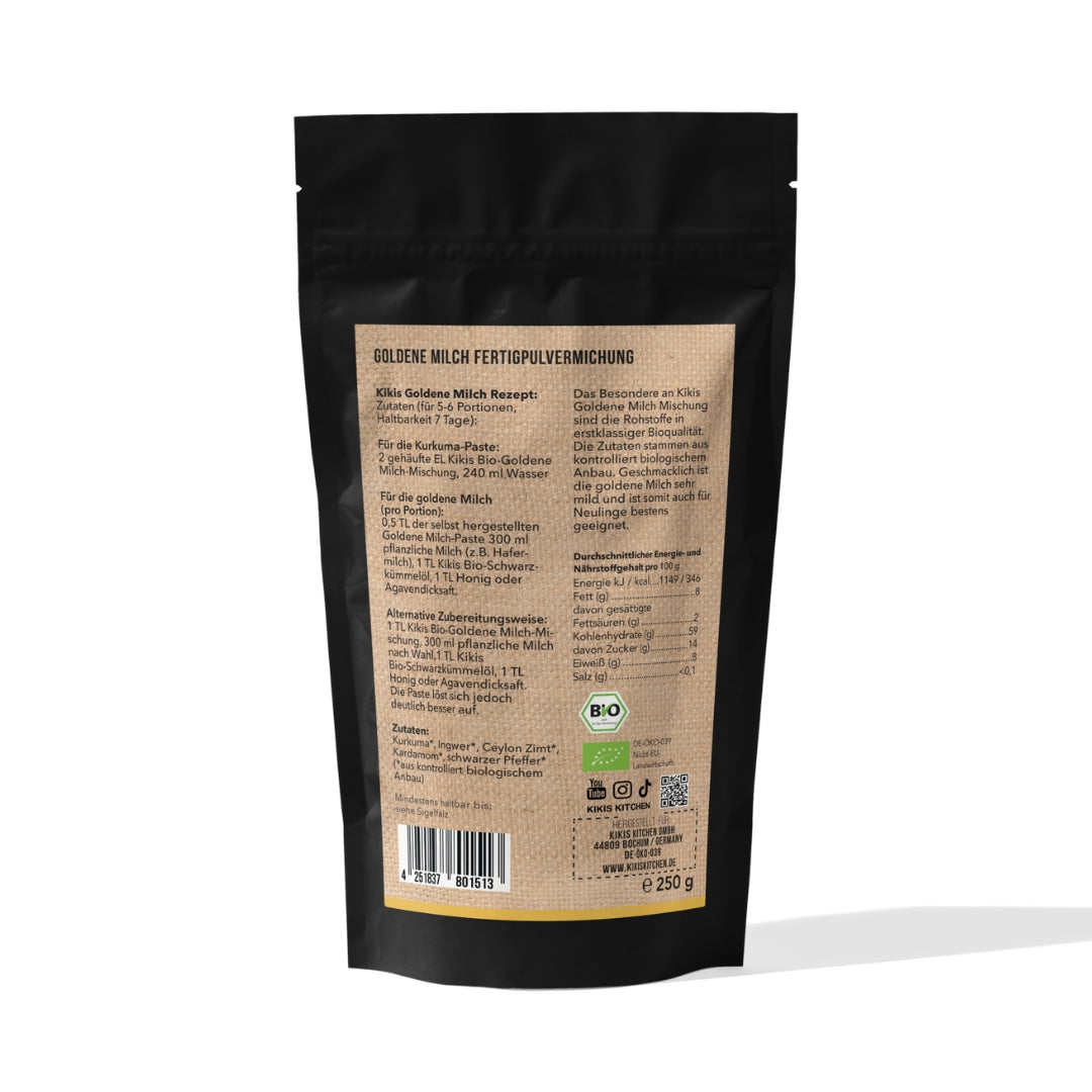 goldene milch aufbewahren Kikis Goldene Milch - BIO