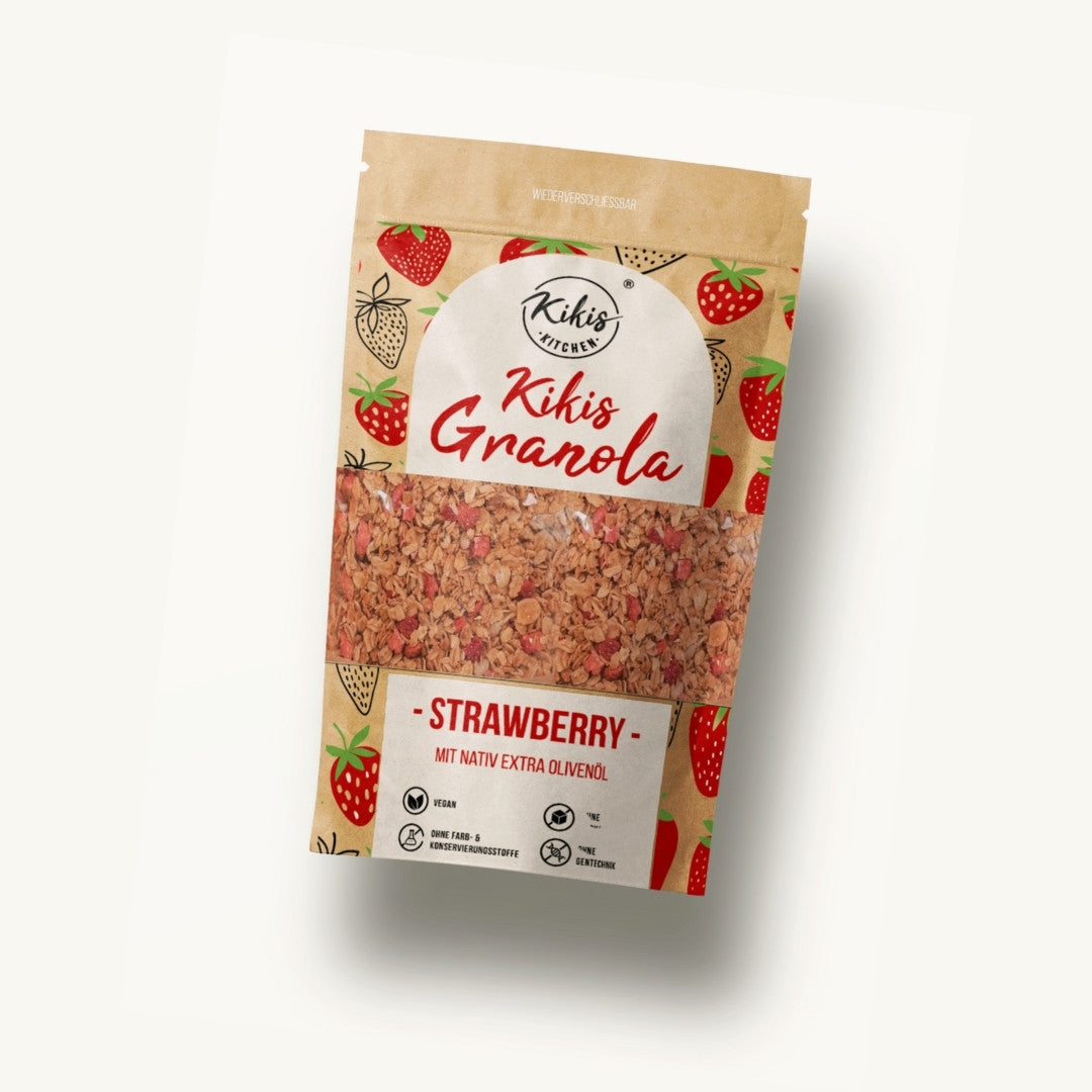 Kikis Granola - Strawberry -  von Kikis Kitchen - Nur €5.50! Bestelle jetzt Kikis Kitchen