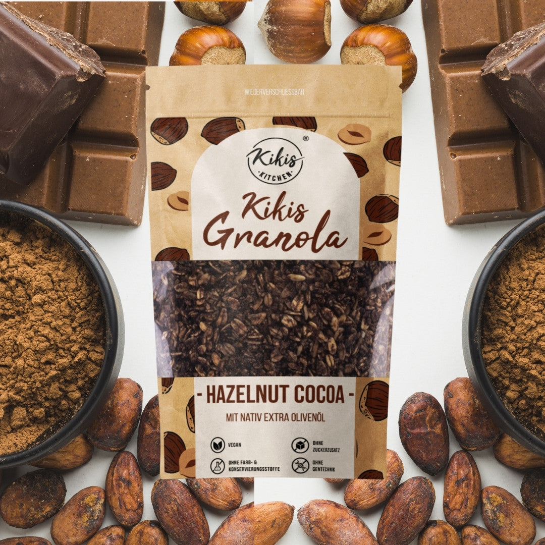 Kikis Granola - Hazelnut Cocoa -  von Kikis Kitchen - Nur €5.50! Bestelle jetzt Kikis Kitchen
