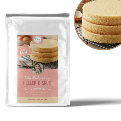 Kikis Heller Biskuitboden - Backmischung -  von Kikis Kitchen - Nur €4.50! Bestelle jetzt Kikis Kitchen