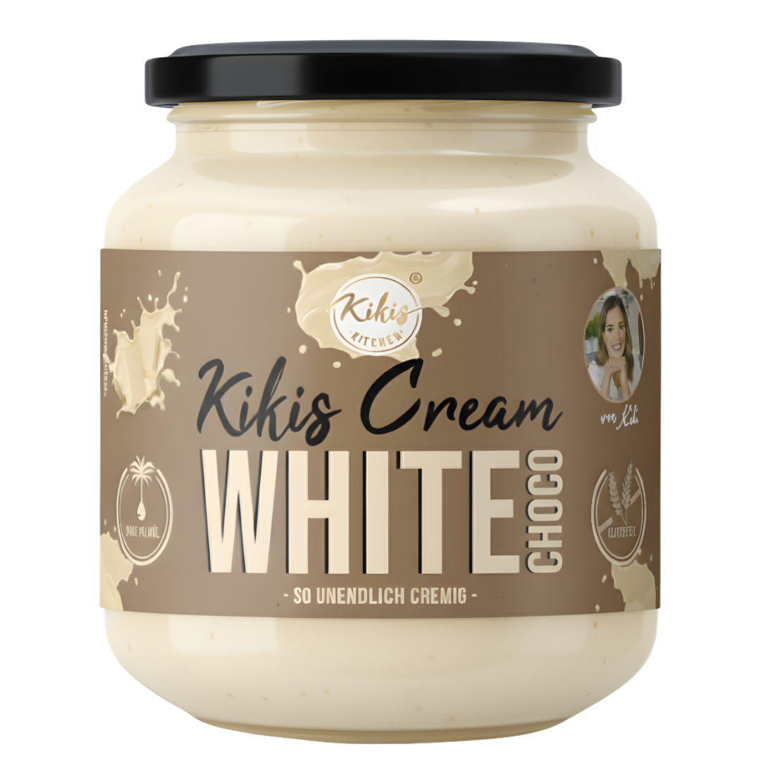 Kikis Cream WHITE CHOCO - Weiße Schokoladencreme -  von Kikis Kitchen - Nur €3.89! Bestelle jetzt Kikis Kitchen