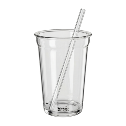 Kikis Matcha Glas mit Strohalm- 350ml 🍵 - Gläser von Kikis Kitchen - Nur €3.90! Bestelle jetzt Kikis Kitchen