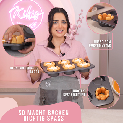 Kikis Muffinform XXL -  Ø 9cm -  von Kikis Kitchen - Nur €16.90! Bestelle jetzt Kikis Kitchen