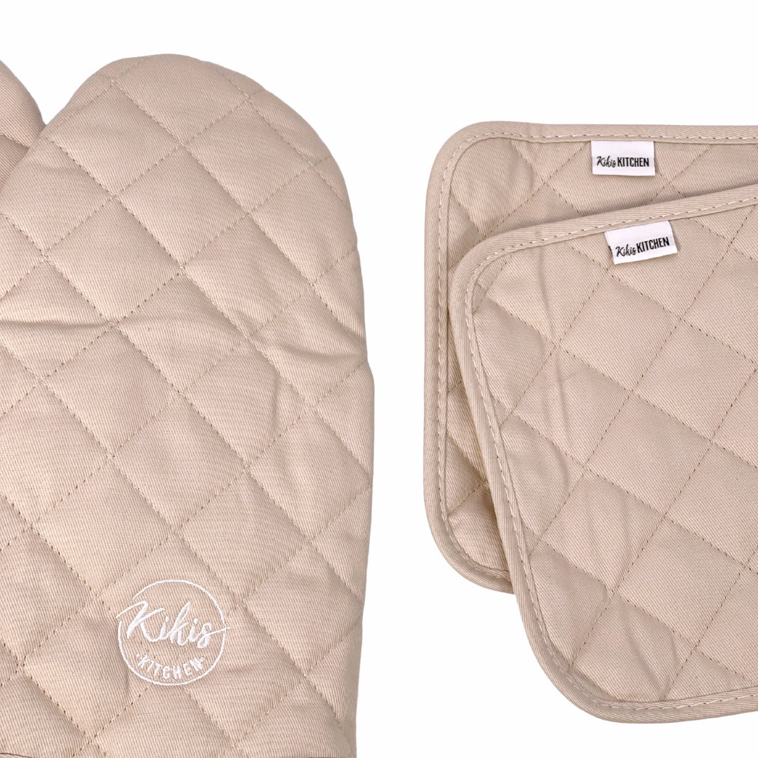 NEU: Kikis Ofenhandschuhe - 2er beige -  von Kikis Kitchen - Nur €11.90! Bestelle jetzt Kikis Kitchen