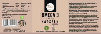 Kikis Omega 3 Kapseln -  von Kikis Kitchen - Nur €20.90! Bestelle jetzt Kikis Kitchen