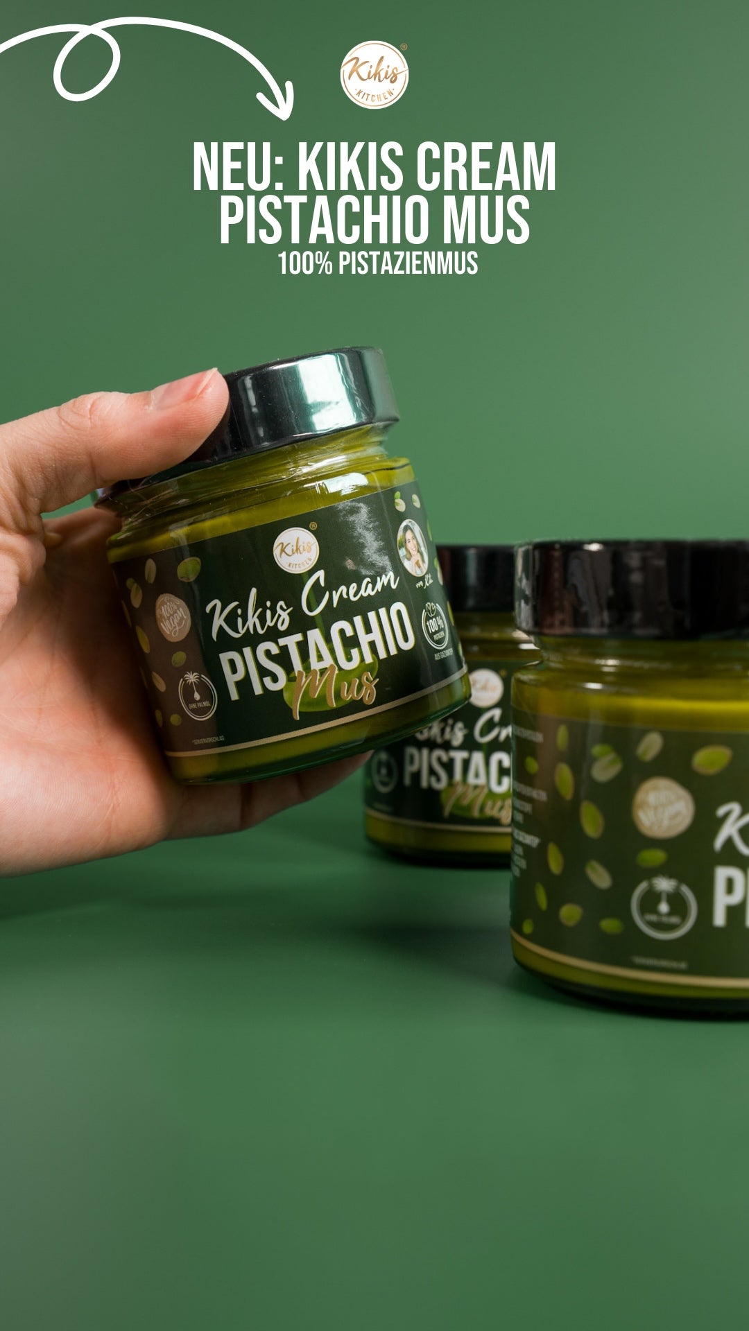 Kikis Cream PISTACHIO MUS - 100% Pistazienmus -  von Kikis Kitchen - Nur €14.90! Bestelle jetzt Kikis Kitchen