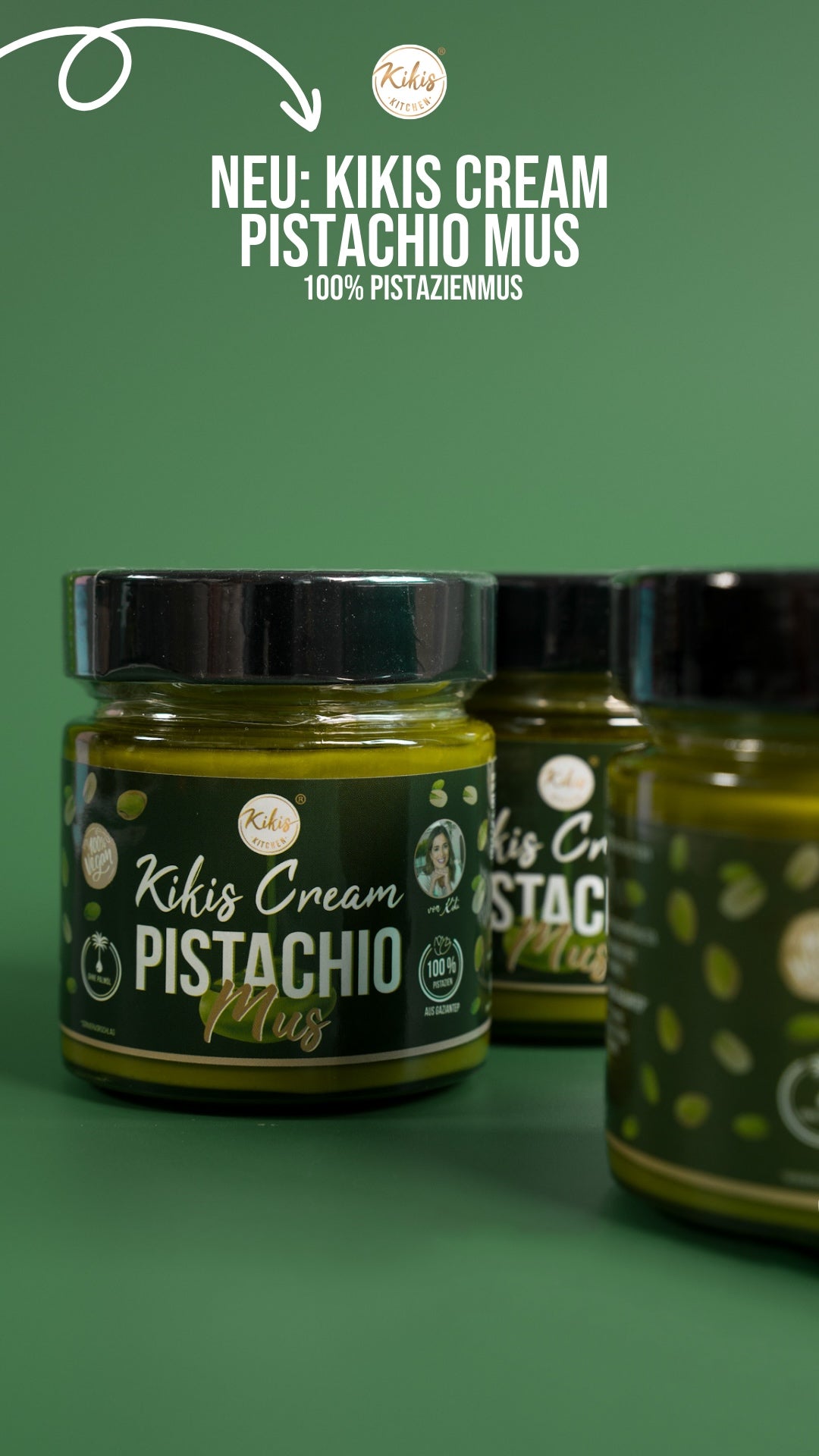 Kikis Cream PISTACHIO MUS - 100% Pistazienmus -  von Kikis Kitchen - Nur €14.90! Bestelle jetzt Kikis Kitchen