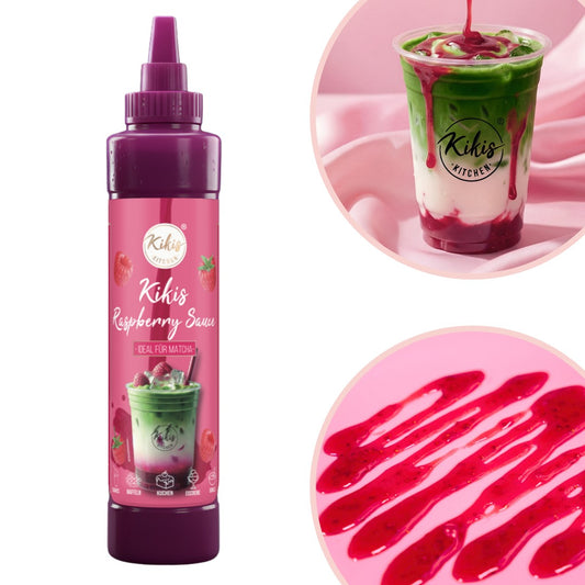 Kikis Raspberrysauce - Ideal für Matcha und Desserts -  von Kikis Kitchen - Nur €9.90! Bestelle jetzt Kikis Kitchen