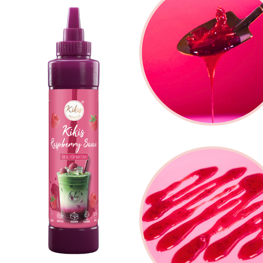 Kikis Raspberrysauce - Ideal für Matcha und Desserts -  von Kikis Kitchen - Nur €9.90! Bestelle jetzt Kikis Kitchen