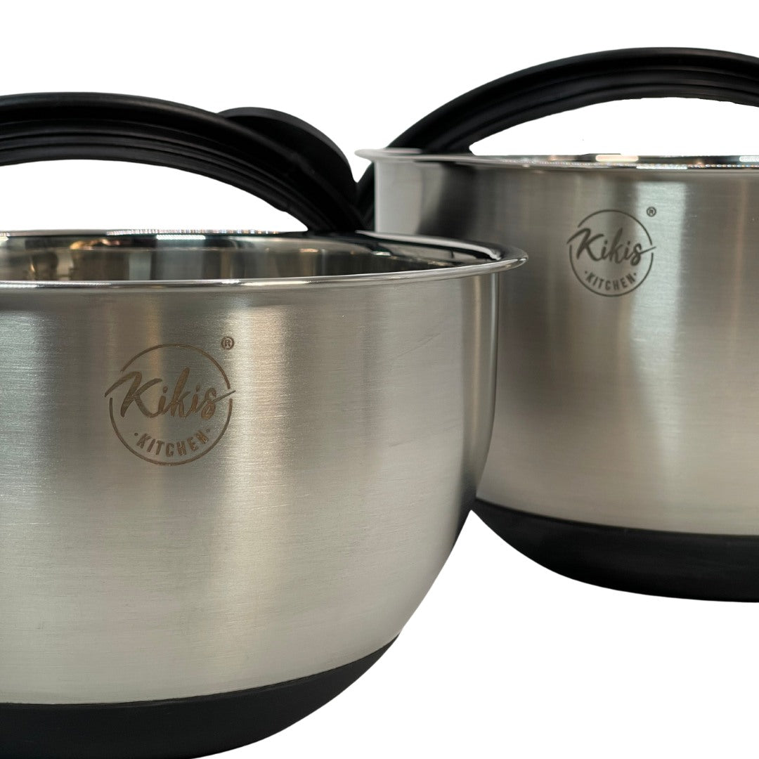 Kikis Premium Edelstahlschüssel inkl. Deckel -  von Kikis Kitchen - Nur €21.90! Bestelle jetzt Kikis Kitchen