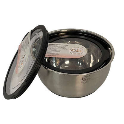Kikis Premium Edelstahlschüssel inkl. Deckel -  von Kikis Kitchen - Nur €19.90! Bestelle jetzt Kikis Kitchen