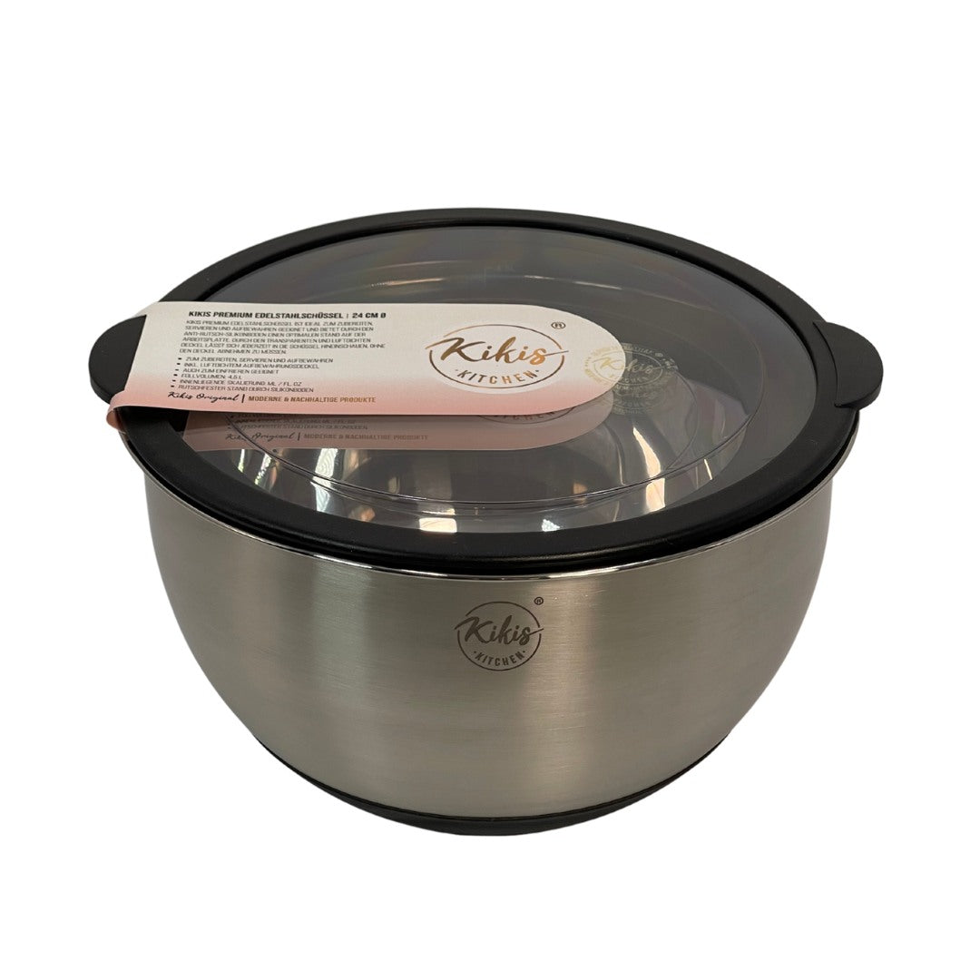 Kikis Premium Edelstahlschüssel inkl. Deckel -  von Kikis Kitchen - Nur €19.90! Bestelle jetzt Kikis Kitchen