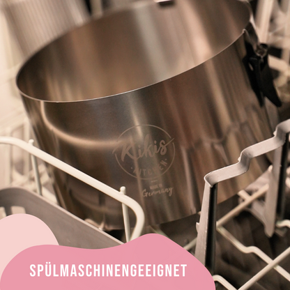 Kikis Tortenring KLASSIK mit Klemmhebel & Skala -  von Kikis Kitchen - Nur €25.90! Bestelle jetzt Kikis Kitchen