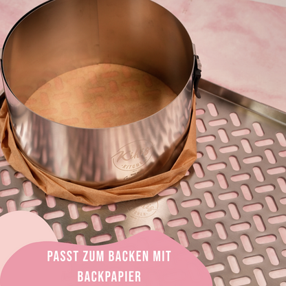 Kikis Tortenring XXL mit zwei Klemmhebel & Skala - Höhe 20cm -  von Kikis Kitchen - Nur €35.90! Bestelle jetzt Kikis Kitchen