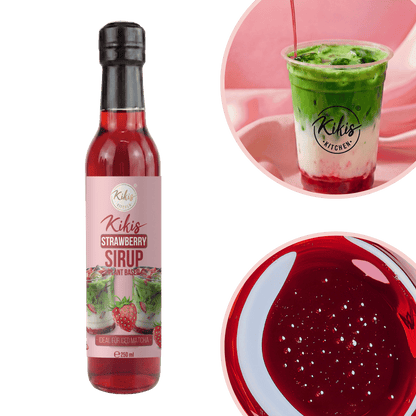 Kikis Sirup - Strawberry 🍓 -  von Kikis Kitchen - Nur €6.90! Bestelle jetzt Kikis Kitchen