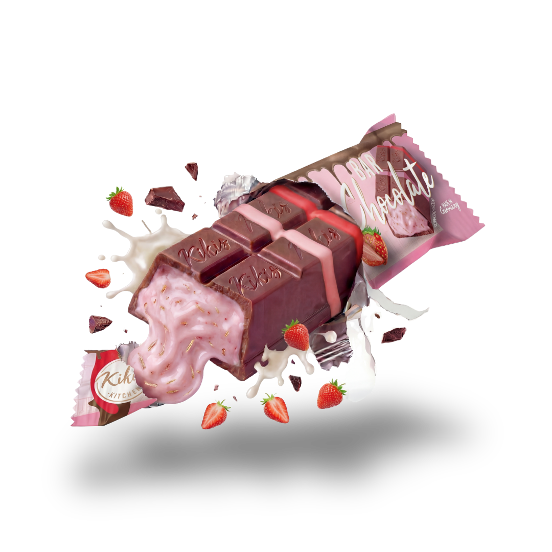 Kikis Dubai Style Bar Chocolate - Strawberry 🍫 -  von Kikis Kitchen - Nur €2.99! Bestelle jetzt Kikis Kitchen