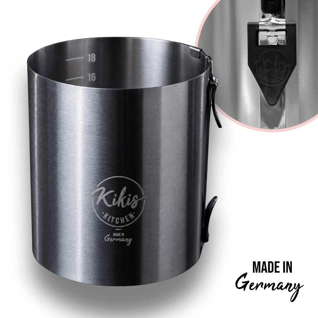 Kikis Tortenring XXL mit zwei Klemmhebel & Skala - Höhe 20cm -  von Kikis Kitchen - Nur €35.90! Bestelle jetzt Kikis Kitchen