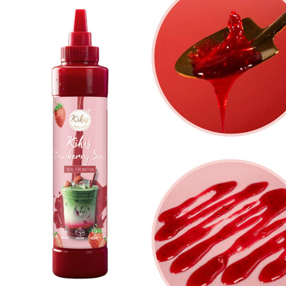 Kikis Strawberrysauce - Ideal für Matcha und Desserts - Lebensmittel von Kikis Kitchen - Nur €4.90! Bestelle jetzt Kikis Kitchen